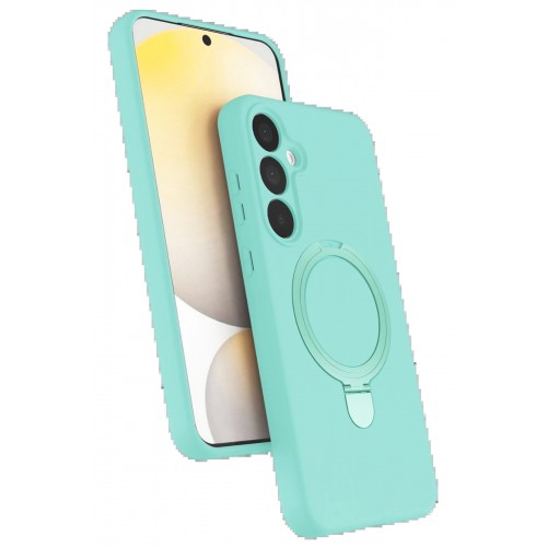 LRZ02 Samsung Galaxy A55 5G Regal Magsafe Standlı Kapak - Su Yeşili
