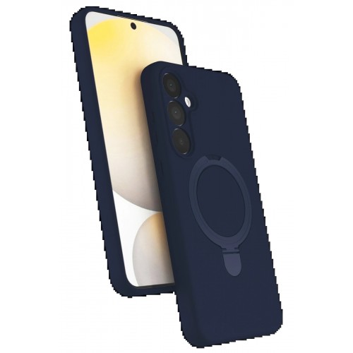LRZ02 Samsung Galaxy A55 5G Regal Magsafe Standlı Kapak - Lacivert