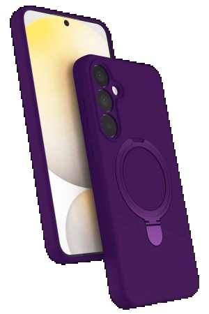 LRZ02 Samsung Galaxy A55 5G Regal Magsafe Standlı Kapak - Derin Mor&hellip;