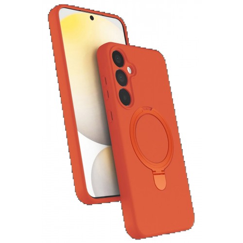 LRZ02 Samsung Galaxy A35 5G Regal Magsafe Standlı Kapak - Turuncu