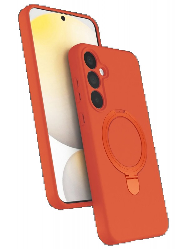 LRZ02 Samsung Galaxy A35 5G Regal Magsafe Standlı Kapak - Turuncu&hellip;