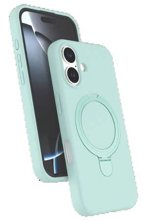 LRZ02 Apple iPhone 16 Plus Regal Magsafe Standlı Kapak - Su Yeşili&hellip;