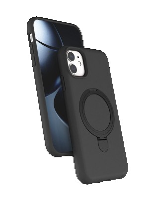 LRZ02 Apple iPhone 11 Regal Magsafe Standlı Kapak - Titan Gri&hellip;