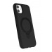 LRZ02 Apple iPhone 11 Regal Magsafe Standlı Kapak - Siyah
