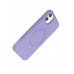 LRZ02 Apple iPhone 11 Regal Magsafe Standlı Kapak - Lila