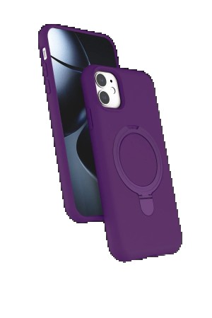 LRZ02 Apple iPhone 11 Regal Magsafe Standlı Kapak - Derin Mor&hellip;