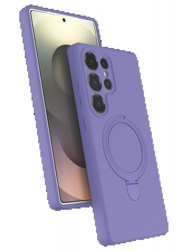 LRZ02 Samsung Galaxy S23 Ultra Regal Magsafe Standlı Kapak - Lila&hellip;
