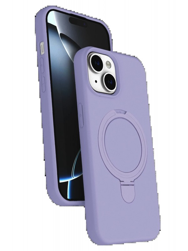 LRZ02 Apple iPhone 15 Plus Regal Magsafe Standlı Kapak - Lila&hellip;