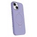 LRZ02 Apple iPhone 15 Plus Regal Magsafe Standlı Kapak - Lila