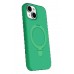 LRZ02 Apple iPhone 15 Regal Magsafe Standlı Kapak - Yeşil