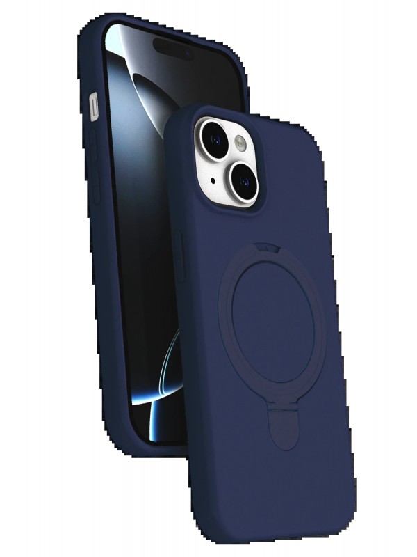 LRZ02 Apple iPhone 15 Regal Magsafe Standlı Kapak - Lacivert&hellip;