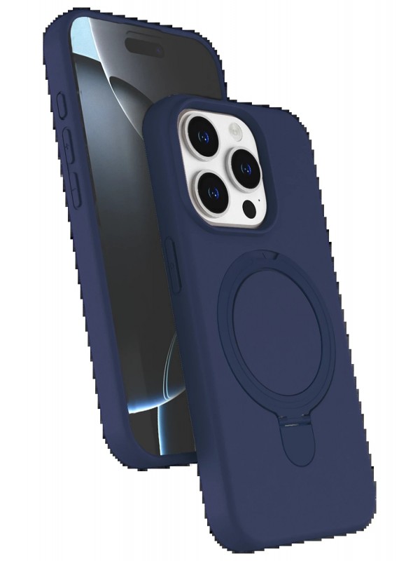 LRZ02 Apple iPhone 14 Pro Max Regal Magsafe Standlı Kapak - Lacivert&hellip;