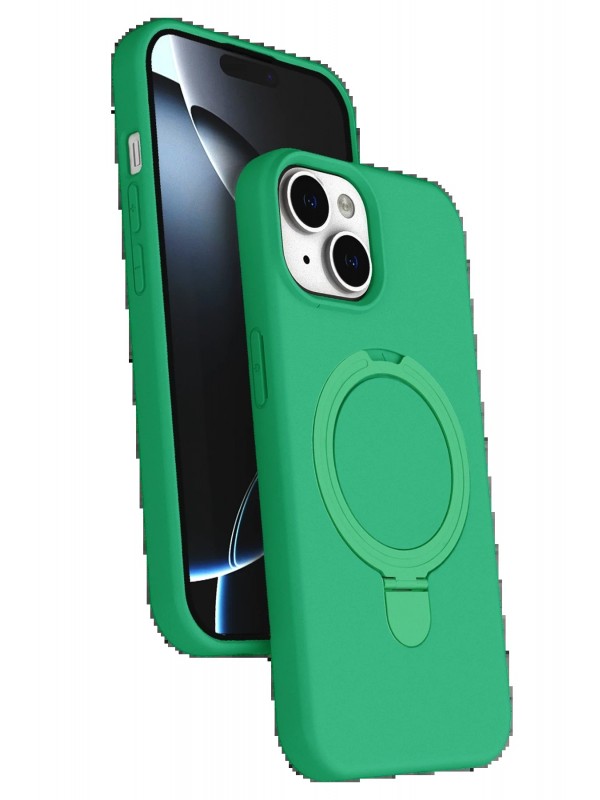 LRZ02 Apple iPhone 14 Regal Magsafe Standlı Kapak - Yeşil&hellip;
