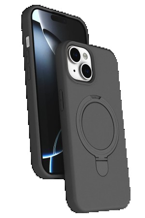 LRZ02 Apple iPhone 14 Regal Magsafe Standlı Kapak - Titan Gri&hellip;