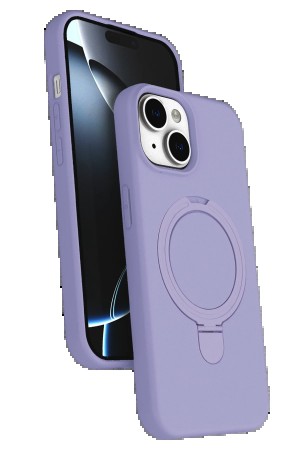 LRZ02 Apple iPhone 14 Regal Magsafe Standlı Kapak - Lila&hellip;