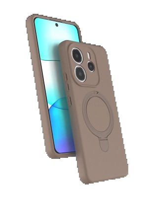 LRZ02 Xiaomi Redmi Note 14 4G Regal Magsafe Standlı Kapak - Çöl Titanyu&hellip;