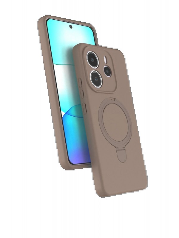 LRZ02 Xiaomi Redmi Note 14 4G Regal Magsafe Standlı Kapak - Çöl Titanyu&hellip;