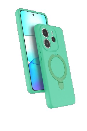LRZ02 Xiaomi Redmi Note 14 4G Regal Magsafe Standlı Kapak - Yeşil&hellip;