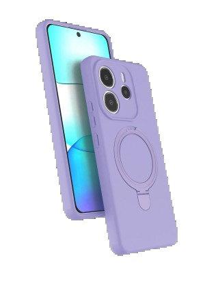 LRZ02 Xiaomi Redmi Note 14 4G Regal Magsafe Standlı Kapak - Lila&hellip;