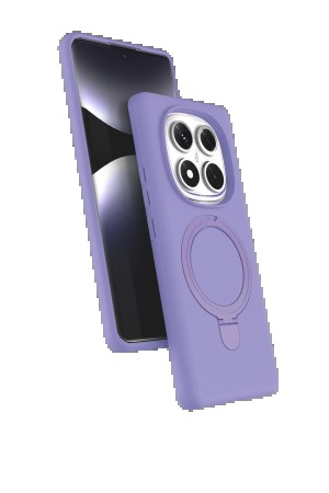 LRZ02 Xiaomi Redmi Note 14 Pro 4G Regal Magsafe Standlı Kapak - Lila&hellip;