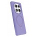 LRZ02 Xiaomi Redmi Note 14 Pro 4G Regal Magsafe Standlı Kapak - Lila