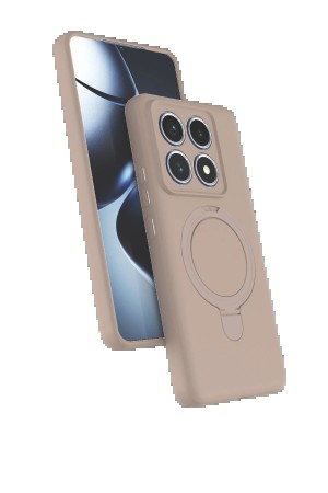 LRZ02 Xiaomi Mi 14T Pro Regal Magsafe Standlı Kapak - Çöl Titanyum&hellip;