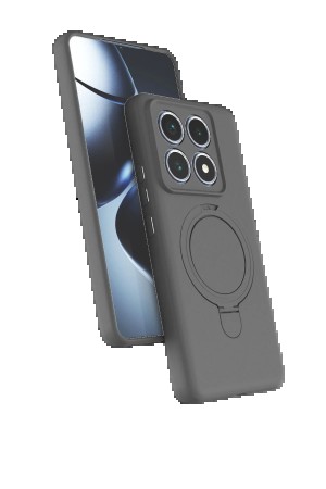 LRZ02 Xiaomi Mi 14T Pro Regal Magsafe Standlı Kapak - Titan Gri&hellip;
