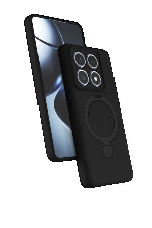 LRZ02 Xiaomi Mi 14T Pro Regal Magsafe Standlı Kapak - Siyah&hellip;
