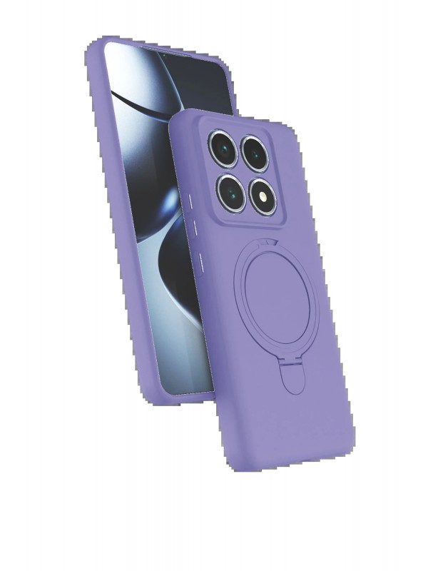 LRZ02 Xiaomi Mi 14T Pro Regal Magsafe Standlı Kapak - Lila&hellip;