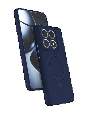 LRZ02 Xiaomi Mi 14T Pro Regal Magsafe Standlı Kapak - Lacivert&hellip;