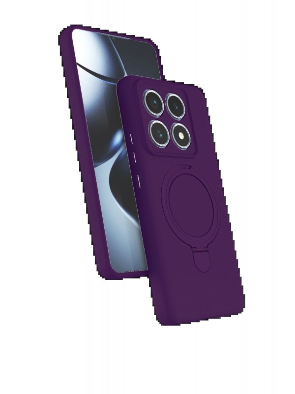 LRZ02 Xiaomi Mi 14T Pro Regal Magsafe Standlı Kapak - Derin Mor&hellip;