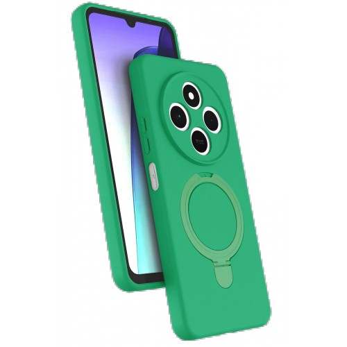 LRZ02 Xiaomi Redmi 14C Regal Magsafe Standlı Kapak - Yeşil