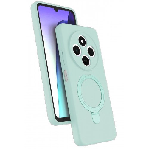 LRZ02 Xiaomi Redmi 14C Regal Magsafe Standlı Kapak - Su Yeşili