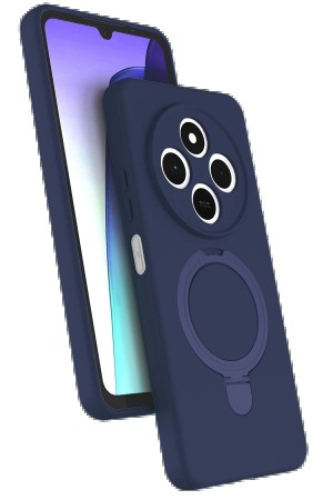 LRZ02 Xiaomi Redmi 14C Regal Magsafe Standlı Kapak - Lacivert&hellip;