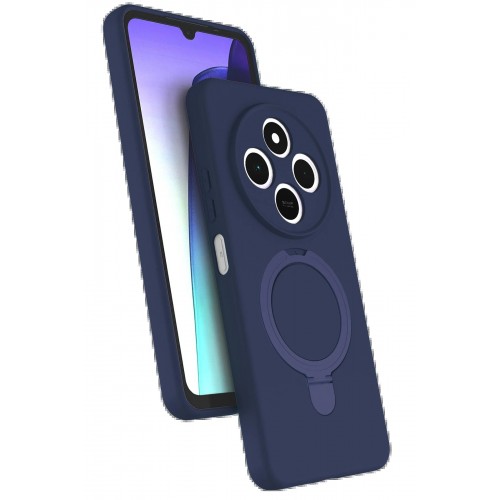 LRZ02 Xiaomi Redmi 14C Regal Magsafe Standlı Kapak - Lacivert