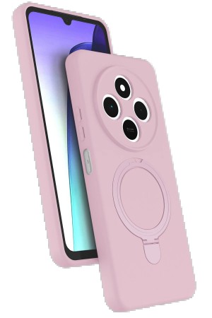 LRZ02 Xiaomi Redmi 14C Regal Magsafe Standlı Kapak - Açık Pembe&hellip;