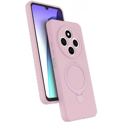 LRZ02 Xiaomi Redmi 14C Regal Magsafe Standlı Kapak - Açık Pembe