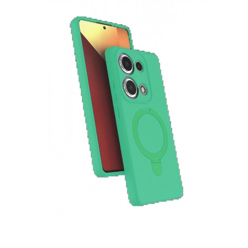 LRZ02 Xiaomi Redmi Note 13 Pro 4G Regal Magsafe Standlı Kapak - Yeşil