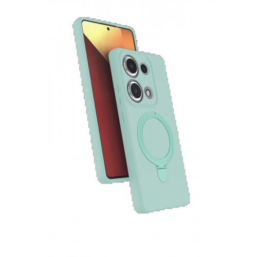 LRZ02 Xiaomi Redmi Note 13 Pro 4G Regal Magsafe Standlı Kapak - Su Yeşili