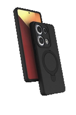 LRZ02 Xiaomi Redmi Note 13 Pro 4G Regal Magsafe Standlı Kapak - Siyah&hellip;