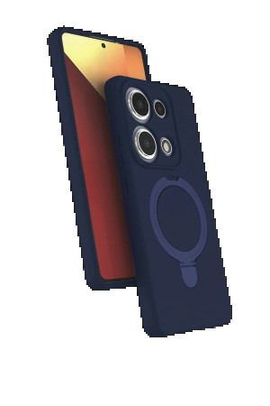 LRZ02 Xiaomi Redmi Note 13 Pro 4G Regal Magsafe Standlı Kapak - Lacivert&hellip;