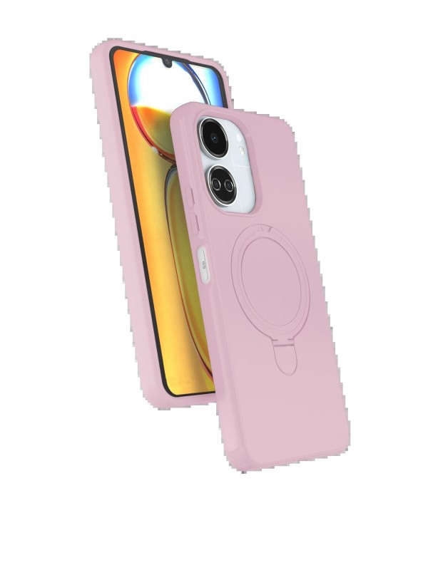 LRZ02 Xiaomi Redmi 13C Regal Magsafe Standlı Kapak - Açık Pembe&hellip;