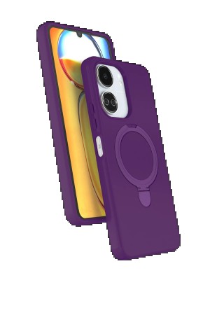 LRZ02 Xiaomi Redmi 13C Regal Magsafe Standlı Kapak - Derin Mor&hellip;