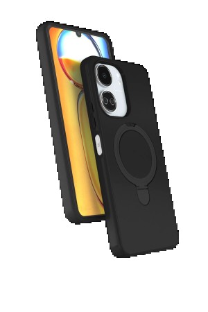 LRZ02 Xiaomi Redmi 13C Regal Magsafe Standlı Kapak - Siyah&hellip;