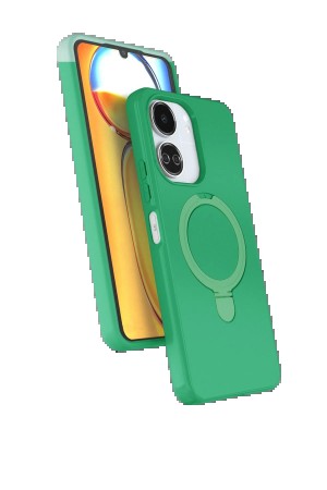 LRZ02 Xiaomi Redmi 13C Regal Magsafe Standlı Kapak - Yeşil&hellip;