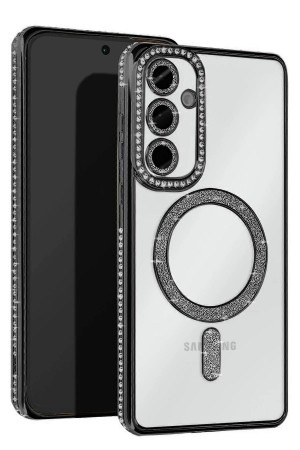 LRZ02 Samsung Galaxy A25 5G Joke Simli Magneticsafe Kılıf - Siyah&hellip;