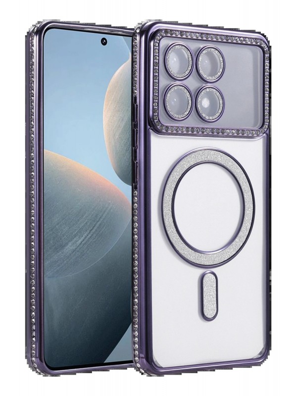 LRZ02 Xiaomi Poco X6 Pro Joke Simli Magneticsafe Kılıf - Derin Mor&hellip;