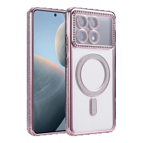 LRZ02 Xiaomi Poco X6 Pro Joke Simli Magneticsafe Kılıf - Pembe