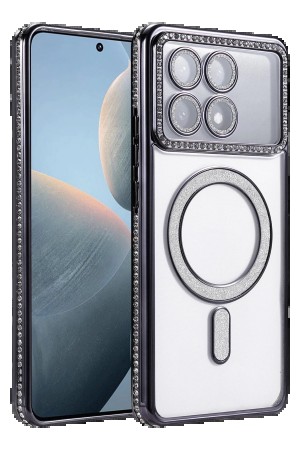 LRZ02 Xiaomi Poco X6 Pro Joke Simli Magneticsafe Kılıf - Siyah&hellip;