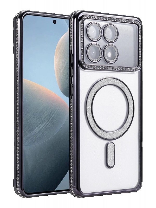 LRZ02 Xiaomi Poco X6 Pro Joke Simli Magneticsafe Kılıf - Siyah&hellip;